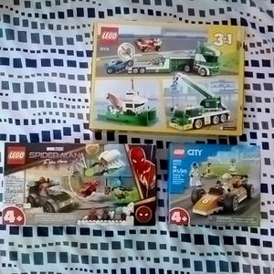 Lego toy bundle three complete unopened sets